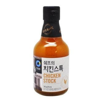  대상 청정원 쉐프의 치킨스톡 340g x 3개