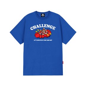 CHALLENGE BOAT BEAR GRAPHIC 티셔츠 - 블루