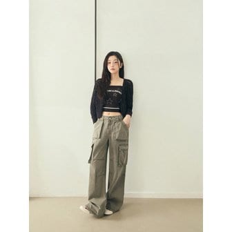 에고이스트 [CAPSULE LINE] 아웃포켓 다잉 카고팬츠 ES2DP361