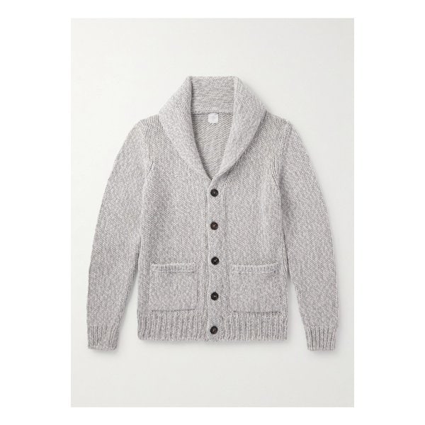 슬림핏 숄 칼라 캐시미어 가디건 46376663162880462