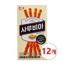 해태제과 사루비아 막대과자 통밀 참깨 60g x 12개