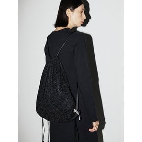 Glitter gymsack_black