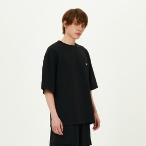 [공식](정상가 : 49,000원) 브리즈팝 메쉬 텍스쳐 반팔 티셔츠 BLACK