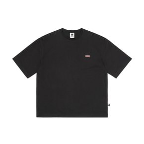 [공식](정상가 : 49,000원) 브리즈팝 메쉬 텍스쳐 반팔 티셔츠 BLACK