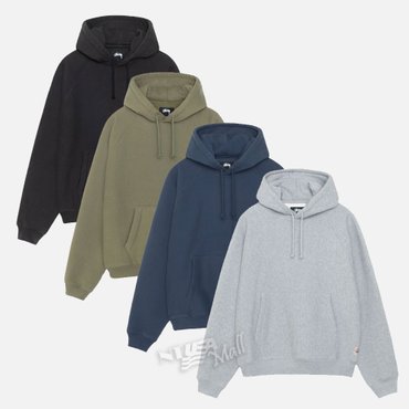  스투시 플리스 후리스 라그랑 후드티 4컬러 STUSSY FLEECE RAGLAN HOODIE