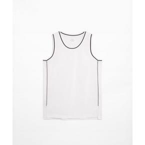 슬리브리스 메쉬 티셔츠 0220/371 WHITE