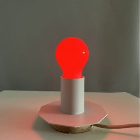 일광 8W 장식용 인테리어 전구 LED a60 색전구 RED 카페조명 예쁜 디자인램프