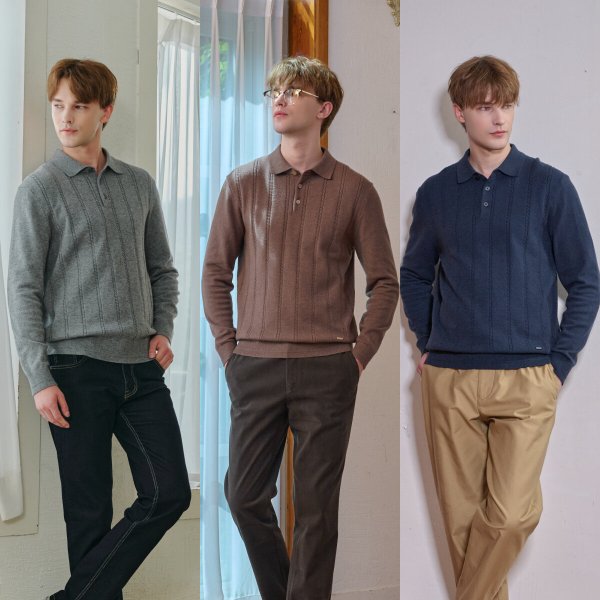 25FW 케이블 니트 3종