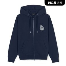 [코리아공식] 쿠퍼스 등판 빅로고 오버핏 후드집업 LAA (Navy)