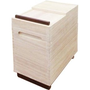 오스맥 라이스 비트 오동나무 10kg 방충용 쌀 상자 (리어 캐스터 포함) RPO-10 02) 10kg