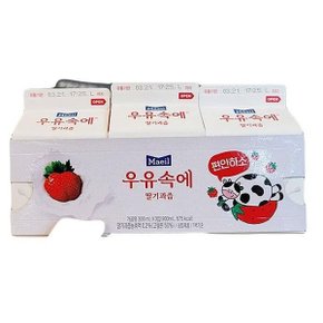 매일 우유속에 딸기과즙 300ml x 3입 x 2개