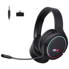 Bluetooth 5.2 2.4GHzBluetooth3.5mm 3WAY 50mm iPhoneiPadAndroidPCPS4PS5 명성 게이밍 헤드셋