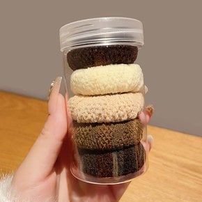 똥머리 머리고무줄 헤어끈 헤어밴드 머리끈 6p세트