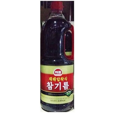  고추씨기름 참기름(해표 1.8L) 참기름 기름 기타오일