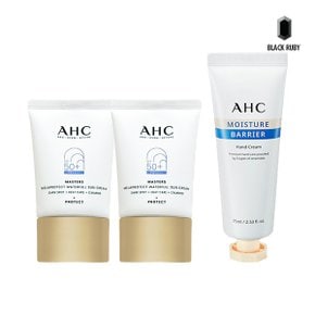 AHC 마스터즈 워터풀 선크림 40ml x2 + 핸드크림 75ml