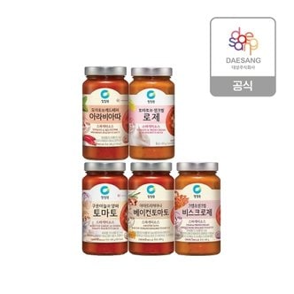 청정원 스파게티소스600g 5종 x 3개