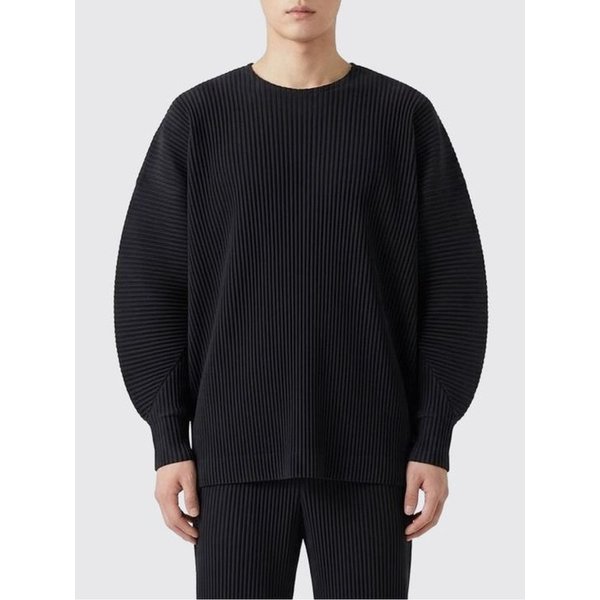 26SS 옴므 플리세 이세이 미야케 긴팔 티셔츠 HP66JK01315 BLACK DOM