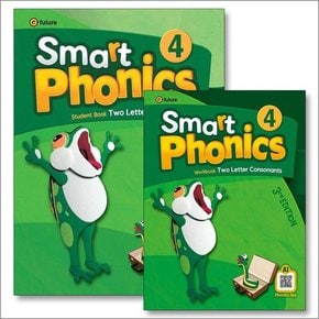 스마트 파닉스 Smart Phonics 4 교재 워크북 세트 (전2권) (3rd) (AI Phonics App)