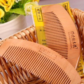 브러쉬 롤빗 우드 헤어 복숭아나무 드라이 빗 헤어브러쉬 천연 고급 뿌리볼륨 드라이빗 나무