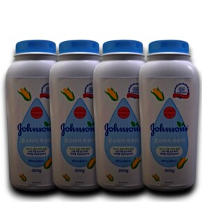존슨즈 콘스타치 베이비 파우더 200g x 4개