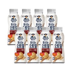 퀘이커 마시는 오트밀 오트&그레인 50g X8개