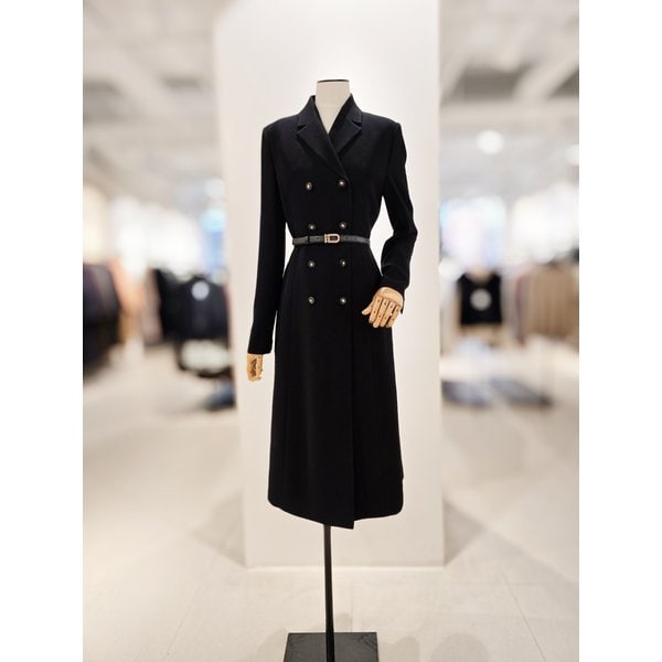 [파주점] [더아이잗컬렉션]테일러드 더블 버튼 A라인 원피스 CS2B0OP211