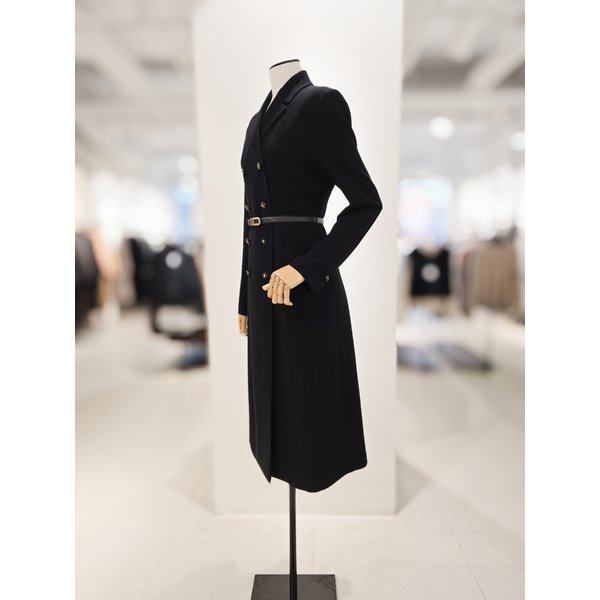 [파주점] [더아이잗컬렉션]테일러드 더블 버튼 A라인 원피스 CS2B0OP211