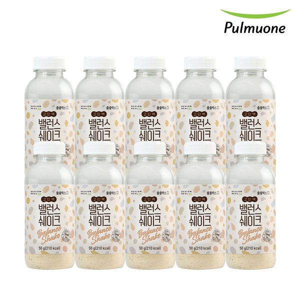 식품 디자인밀 밸런스쉐이크 50g X10개 단백질 식사대용 균형 영양식