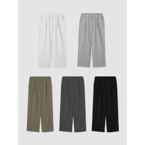 D. BASIC TIDY ONE-TUCK WIDE PANTS - 5 COLOR