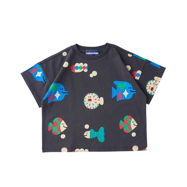 [여주점] 데님인더박스  -  물고기반소매티셔츠  7531133204