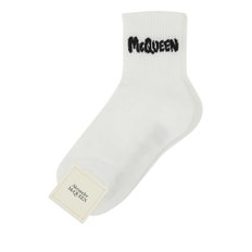 알렉산더 맥퀸 ALEXANDER MCQUEEN SOCKS Womens Socks 6979553E03Q 9060 White