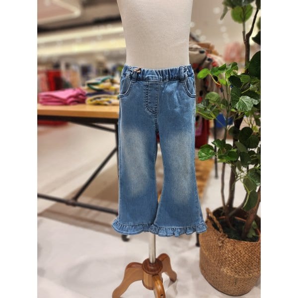 [파주점] 리틀그라운드(BL)룰라비- 프릴부츠컷팬츠 7511241041