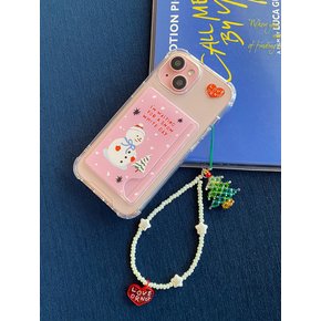 Christmas Tree-Mint Beads Strap/Keyring&Tok