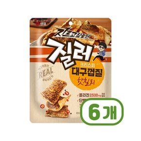 질러 크리스피 대구껍질 핫칠리 스낵간식 30g x 6개