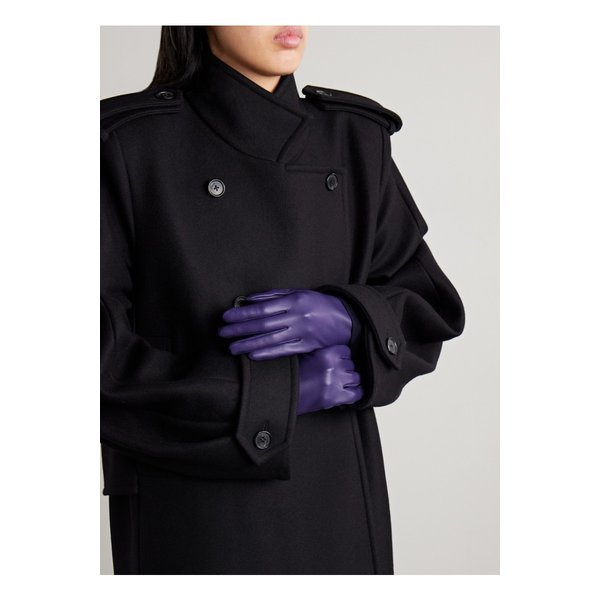 케이트 레모 미드 가죽 장갑 퍼플 46376663162888155