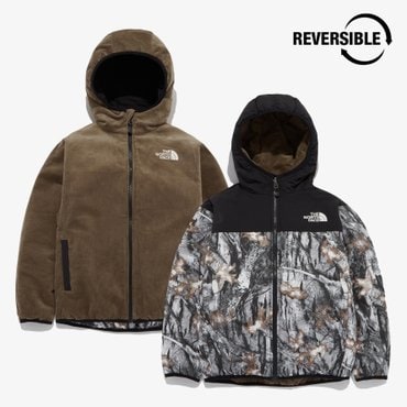 노스페이스키즈 NJ3NQ61T 키즈 노벨티 RVS 눕시 패딩 후디 KS NOVELTY RVS NUPTSE PADDING HOODIE