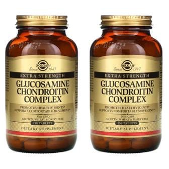 솔가 미국직구 Solgar 솔가 글루코사민 콘드로이친 컴플렉스 150정 2팩 Glucosamine Chondroitin