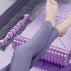 1+1 미니폼롤러 EVA 돌기 지압 마사지 폼롤러