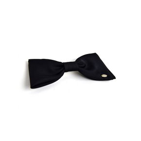 HTY012 Basic black ribbon hair pin