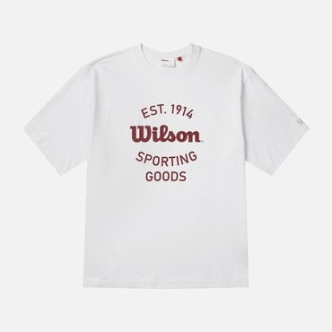 윌슨 시그니쳐 그래픽 티셔츠/WHT/W252001NTS46