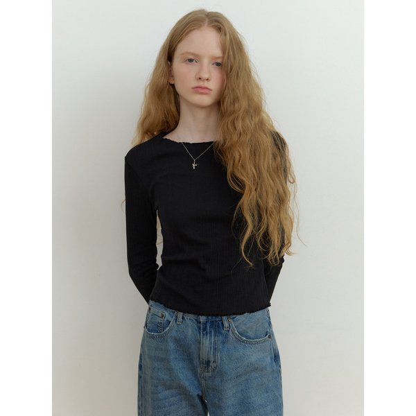 [리퍼브] Riff wave t-shirt (black)