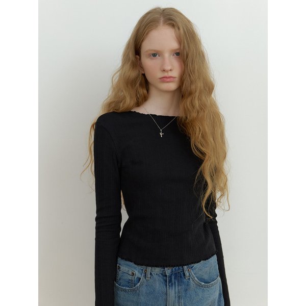 [리퍼브] Riff wave t-shirt (black)