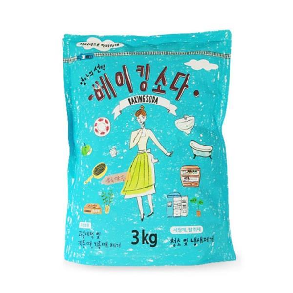 애경 엄마의선택 베이킹소다 대용량 주방세제 세탁세제 3kg