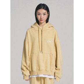 LOGO HOODIE yellow (기모)