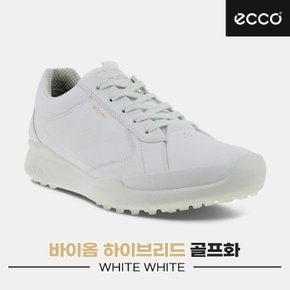 [에코코리아정품]2023 에코 바이옴 하이브리드(BIOM HYBRID) 골프화[화이트&화이트][100573-01007][여성용]