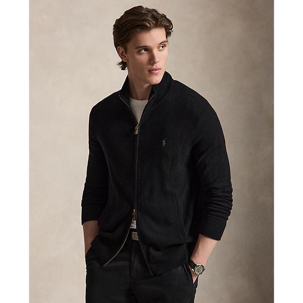 남성 울 풀 지퍼 스웨터(MNPOSWE16822291001)