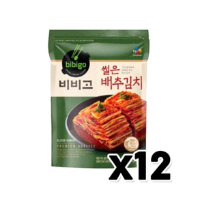 비비고 썰은배추김치 400g x 12개