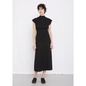 고셰 GAUCHERE MOCK NECK DRESS IN BLACK