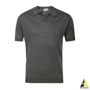 JOHN SMEDLEY 24SS Noah - Charcoal (NOAH 반팔 니트)