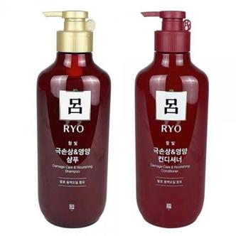  려 함빛 극손상 영양케어 550ml 샴푸컨디셔너세트 2종